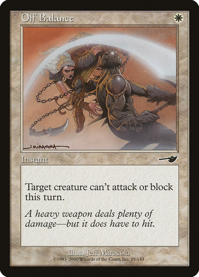 Off Balance [Nemesis] | Gate City Games LLC