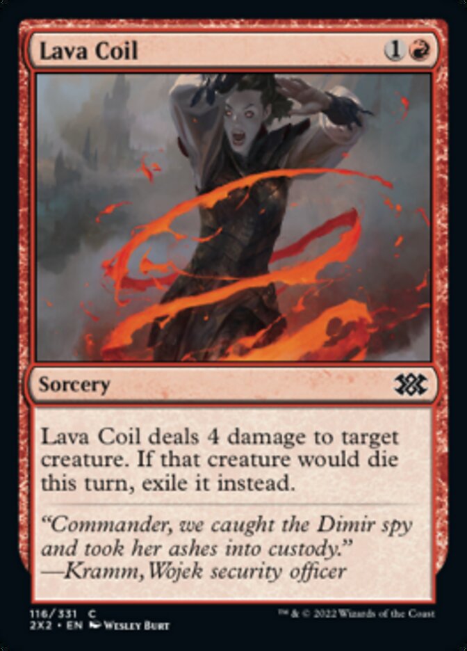 Lava Coil [Double Masters 2022] | Gate City Games LLC