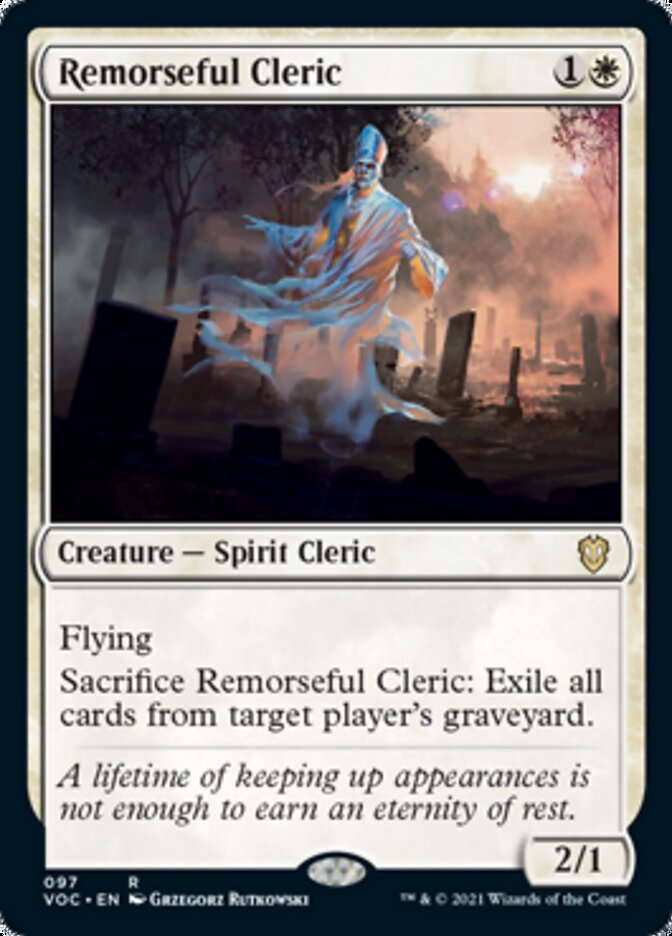 Remorseful Cleric [Innistrad: Crimson Vow Commander] | Gate City Games LLC
