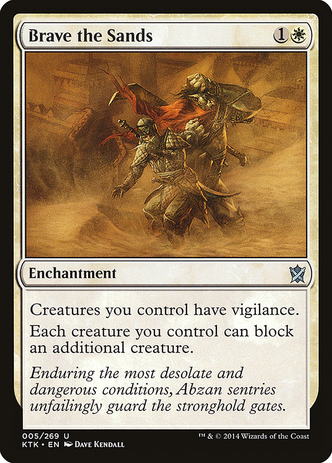 Brave the Sands [Khans of Tarkir] | Gate City Games LLC