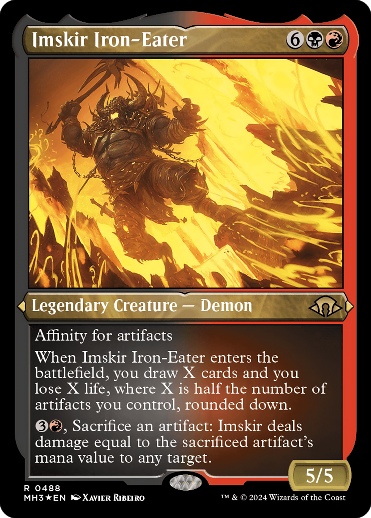 Imskir Iron-Eater (Foil Etched) [Modern Horizons 3] | Gate City Games LLC