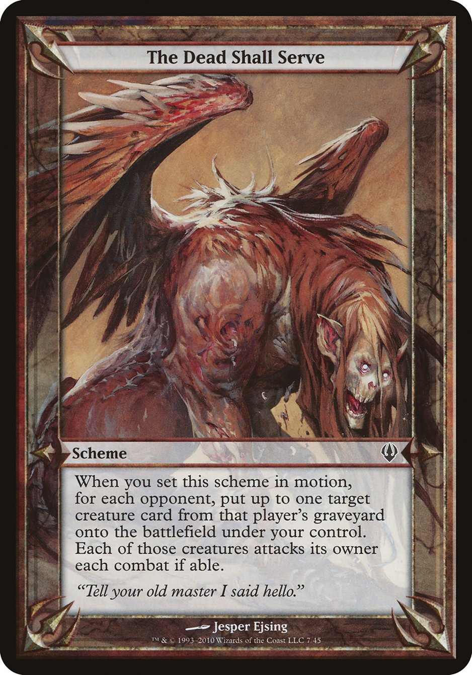 The Dead Shall Serve (Schemes) [Archenemy Schemes] | Gate City Games LLC