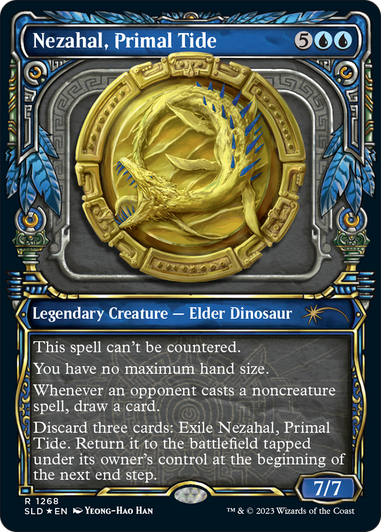 Nezahal, Primal Tide (Halo Foil) [Secret Lair Drop Series] | Gate City Games LLC