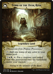 Profane Procession // Tomb of the Dusk Rose [Rivals of Ixalan Prerelease Promos] | Gate City Games LLC