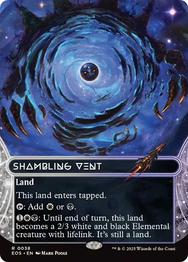 Shambling Vent (0038) (Borderless) [Edge of Eternities: Stellar Sights] | Gate City Games LLC