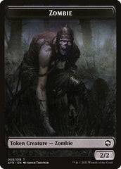 Treasure // Zombie Double-Sided Token [Dungeons & Dragons: Adventures in the Forgotten Realms Tokens] | Gate City Games LLC