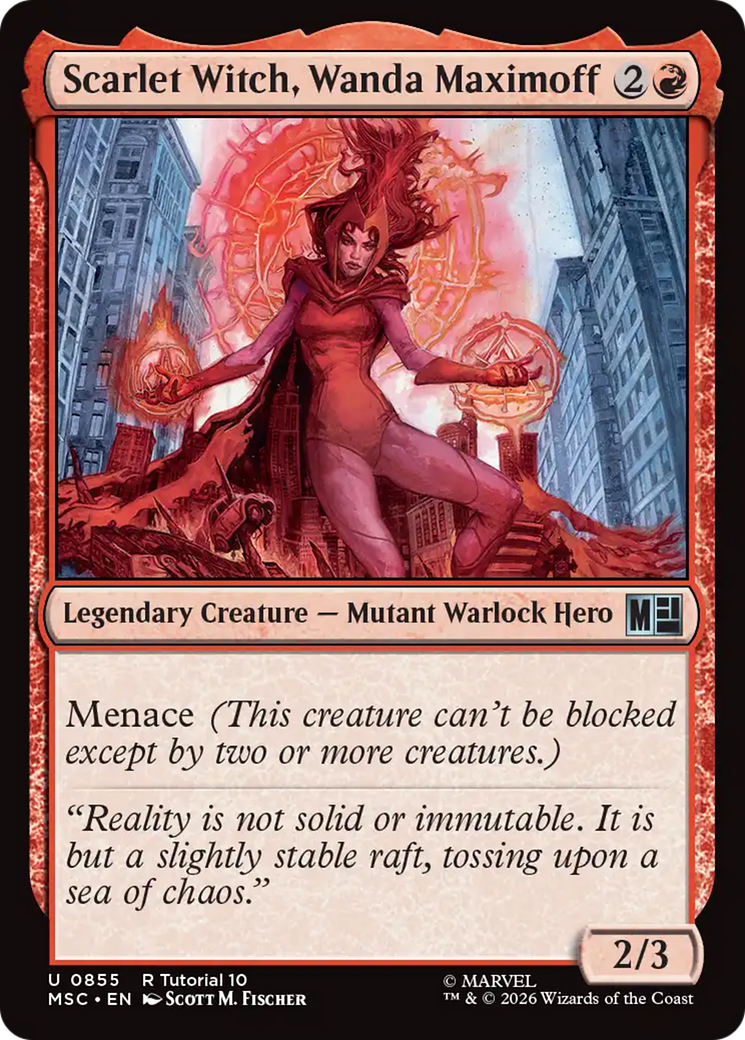 Scarlet Witch, Wanda Maximoff [Marvel Super Heroes Commander] | Gate City Games LLC