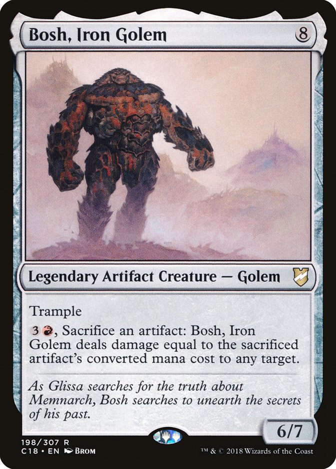 Bosh, Iron Golem [Commander 2018] | Gate City Games LLC