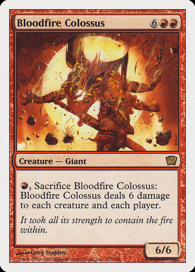 Bloodfire Colossus [Ninth Edition] | Gate City Games LLC