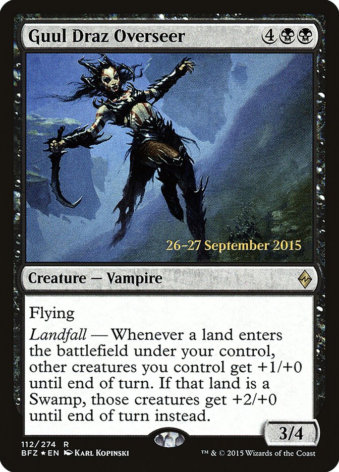 Guul Draz Overseer [Battle for Zendikar Prerelease Promos] | Gate City Games LLC