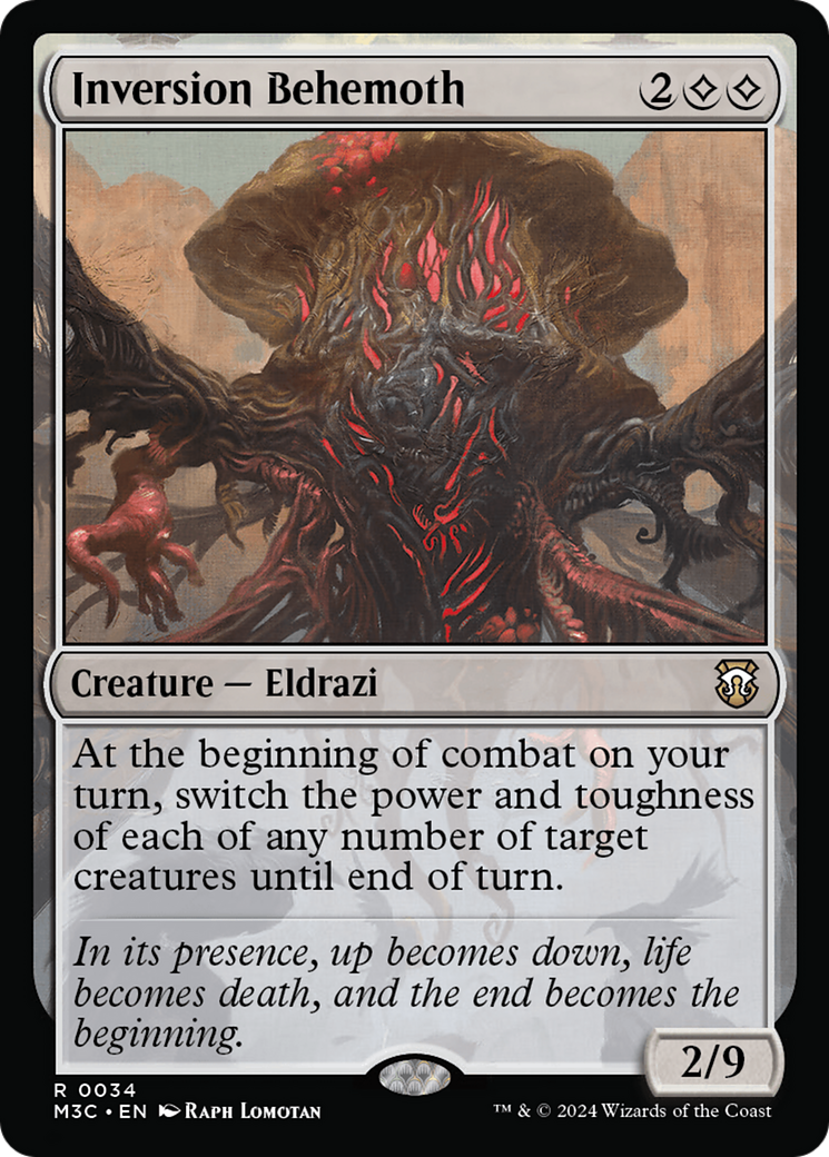 Inversion Behemoth [Modern Horizons 3 Commander] | Gate City Games LLC