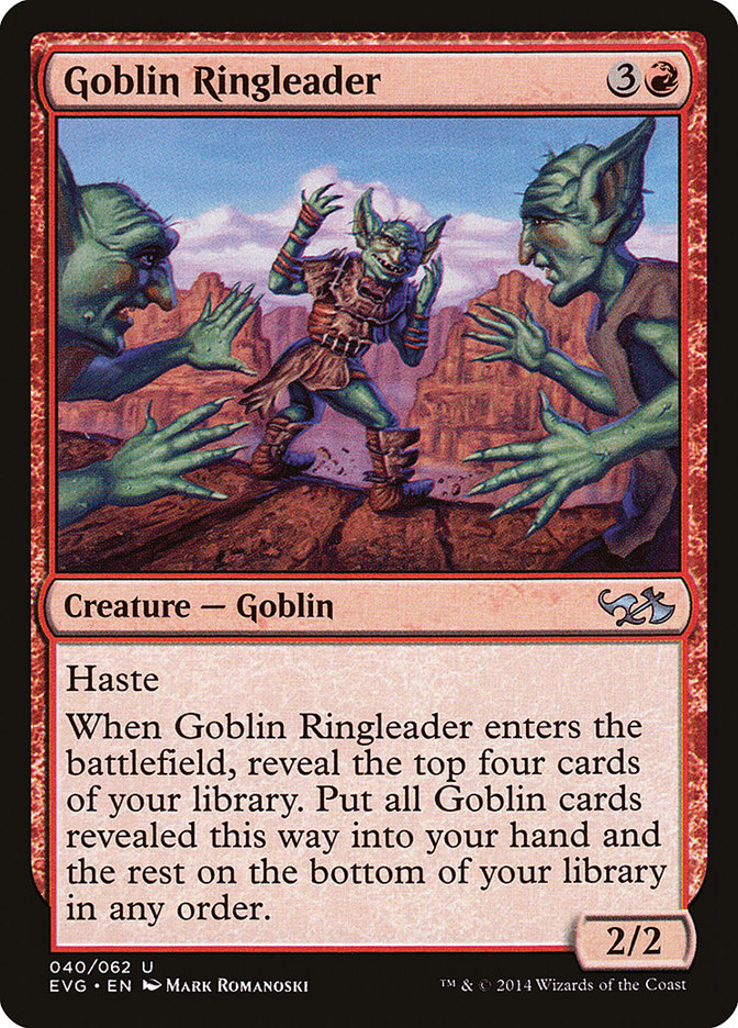 Goblin Ringleader (Elves vs. Goblins) [Duel Decks Anthology] | Gate City Games LLC