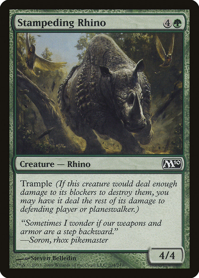 Stampeding Rhino [Magic 2010] | Gate City Games LLC