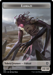Soldier (017) // Eldrazi Double-Sided Token [Phyrexia: All Will Be One Commander Tokens] | Gate City Games LLC