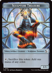 Sculpture Treasure // Beast Double-Sided Token [Reality Fracture Tokens] | Gate City Games LLC