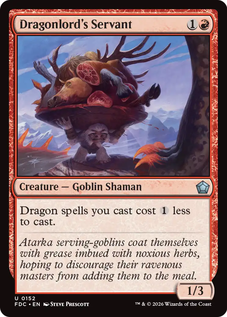 Dragonlord's Servant [Foundations Commander] | Gate City Games LLC