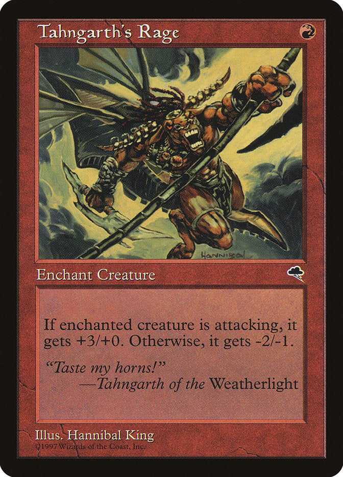 Tahngarth's Rage [Tempest] | Gate City Games LLC