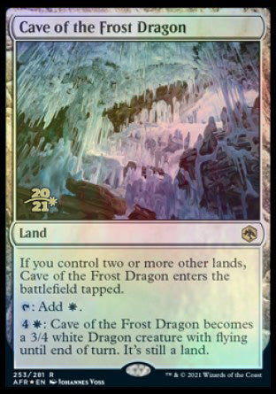 Cave of the Frost Dragon [Dungeons & Dragons: Adventures in the Forgotten Realms Prerelease Promos] | Gate City Games LLC