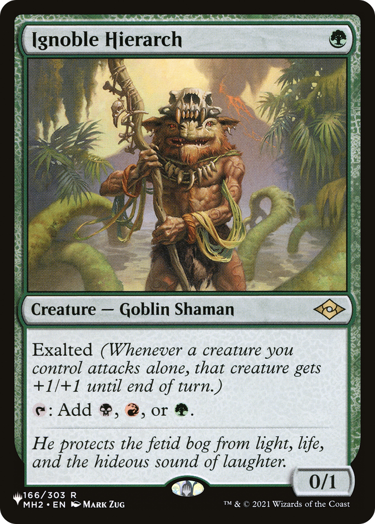 Ignoble Hierarch [The List] | Gate City Games LLC