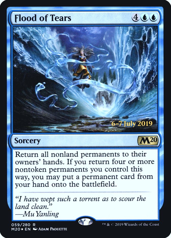 Flood of Tears [Core Set 2020 Prerelease Promos] | Gate City Games LLC