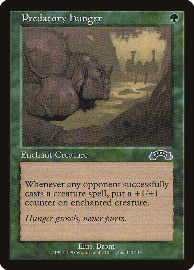 Predatory Hunger [Exodus] | Gate City Games LLC