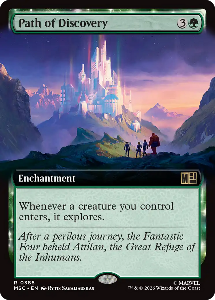 Path of Discovery (Extended Art) [Marvel Super Heroes Commander] | Gate City Games LLC