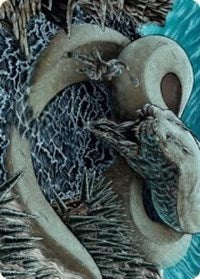 Koma, Cosmos Serpent 2 Art Card [Kaldheim Art Series] | Gate City Games LLC