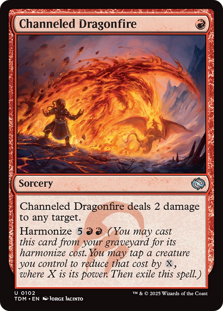 Channeled Dragonfire [Tarkir: Dragonstorm] | Gate City Games LLC