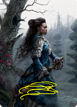 Mina Harker Art Card (Gold-Stamped Signature) [Innistrad: Crimson Vow Art Series] | Gate City Games LLC