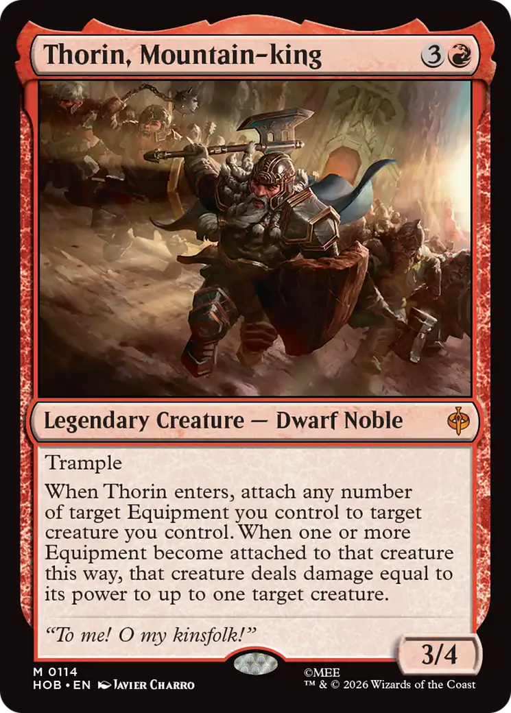 Thorin, Mountain-king [The Hobbit] | Gate City Games LLC