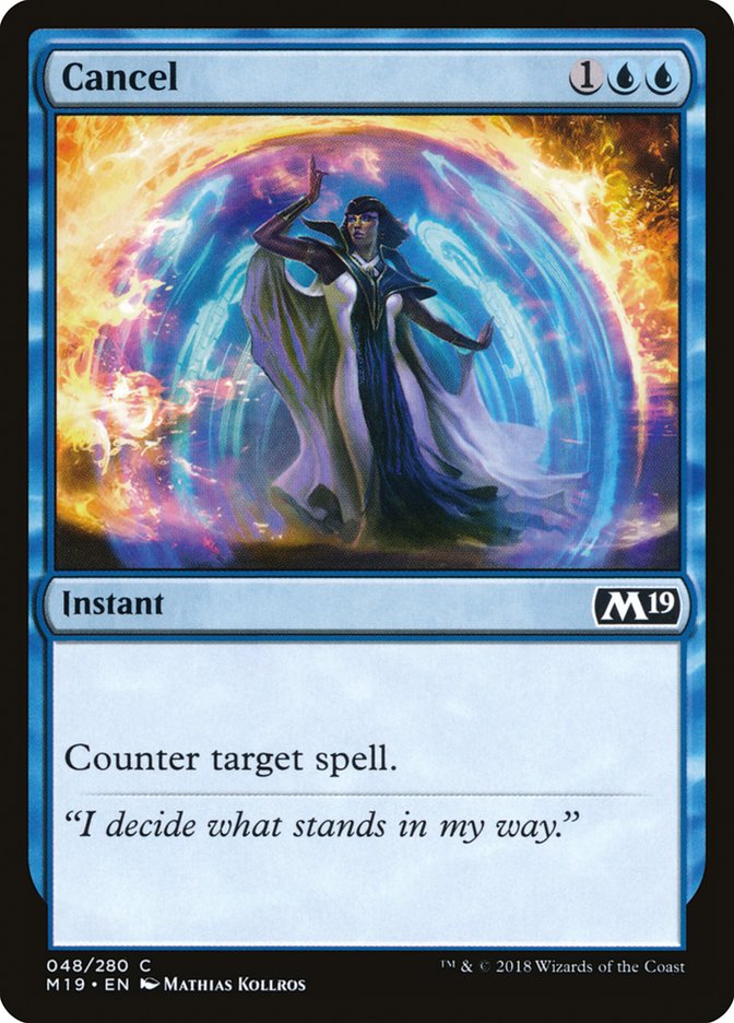 Cancel [Core Set 2019] | Gate City Games LLC