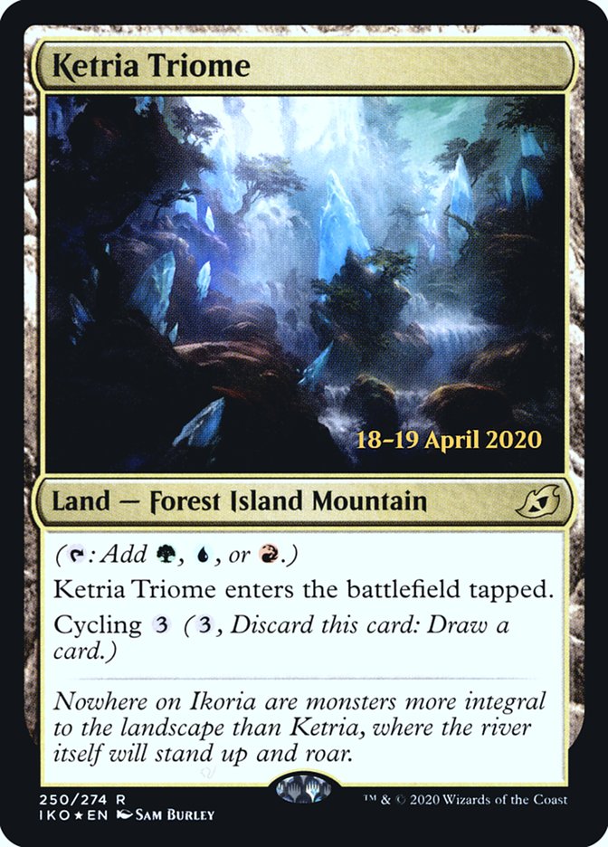 Ketria Triome [Ikoria: Lair of Behemoths Prerelease Promos] | Gate City Games LLC