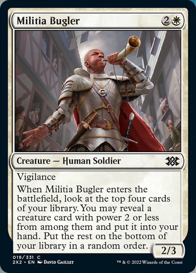 Militia Bugler [Double Masters 2022] | Gate City Games LLC
