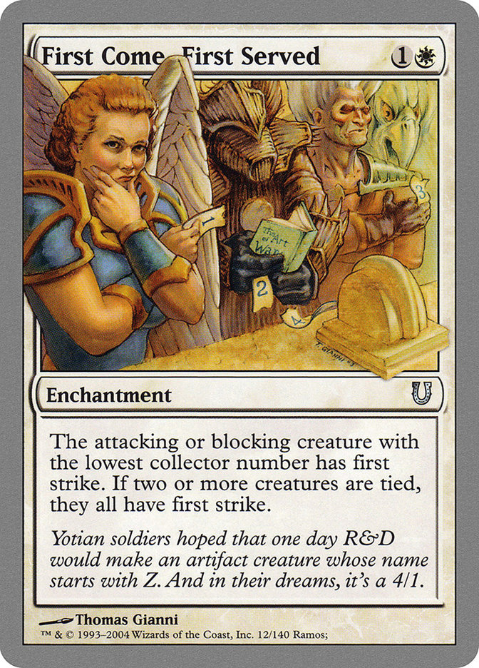 First Come, First Served [Unhinged] | Gate City Games LLC