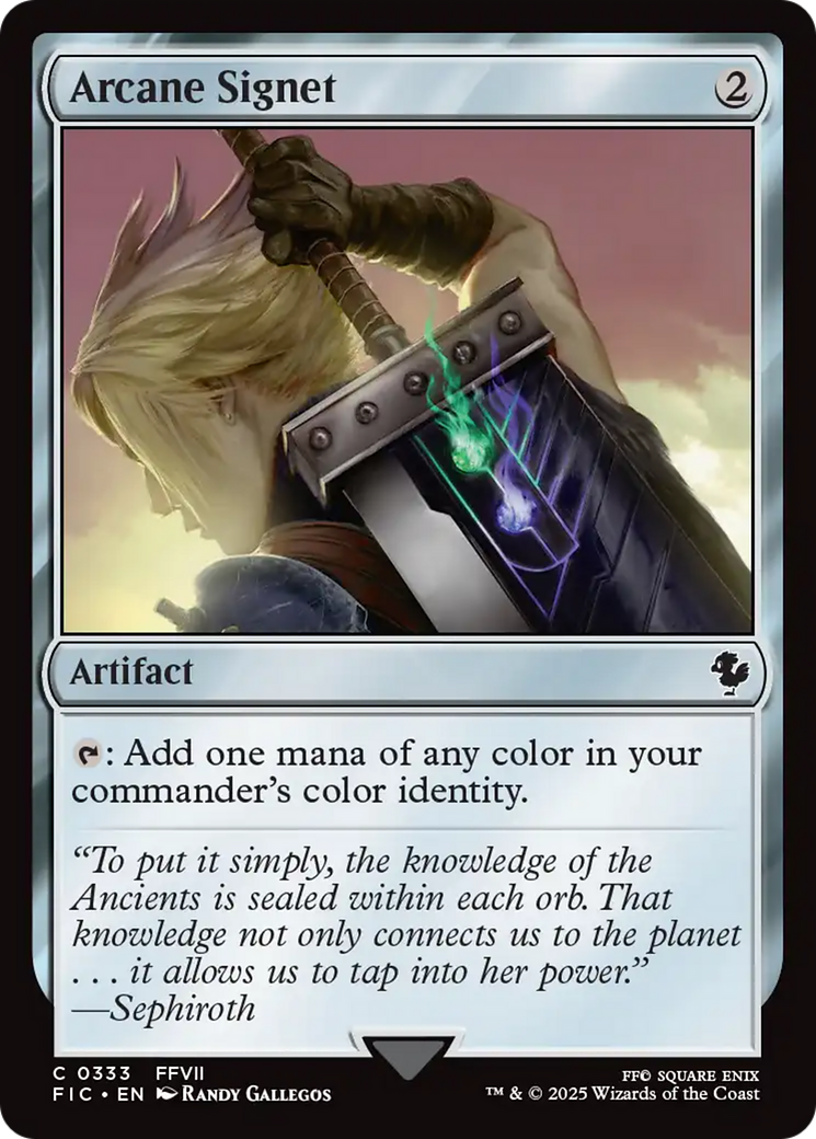 Arcane Signet (0333) [FINAL FANTASY Commander] | Gate City Games LLC