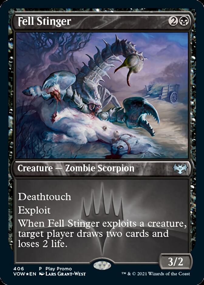 Fell Stinger (Play Promo) [Innistrad: Crimson Vow] | Gate City Games LLC