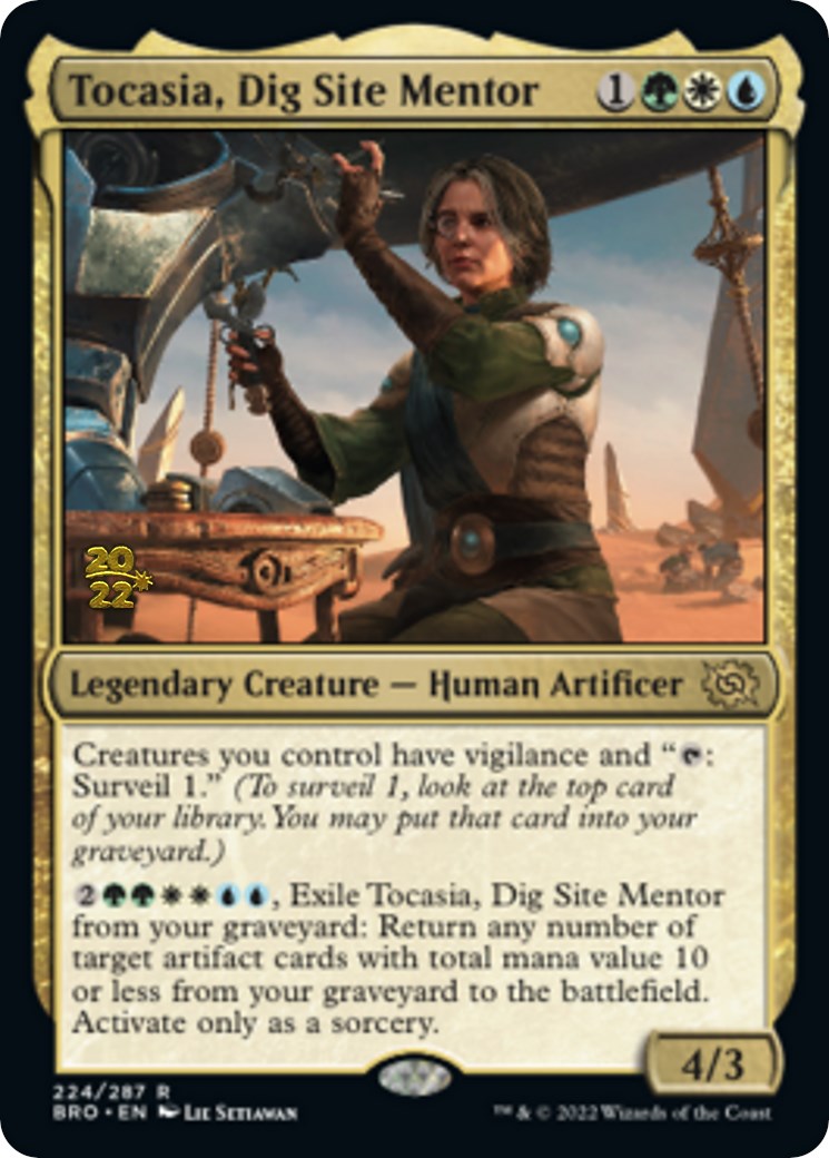 Tocasia, Dig Site Mentor [The Brothers' War Prerelease Promos] | Gate City Games LLC