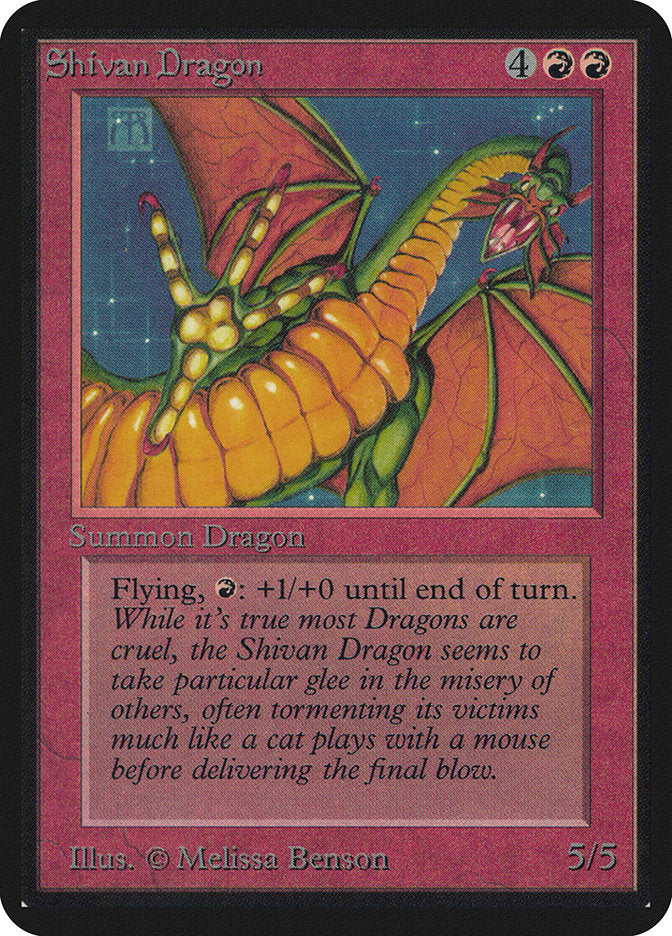 Shivan Dragon [Alpha Edition] | Gate City Games LLC