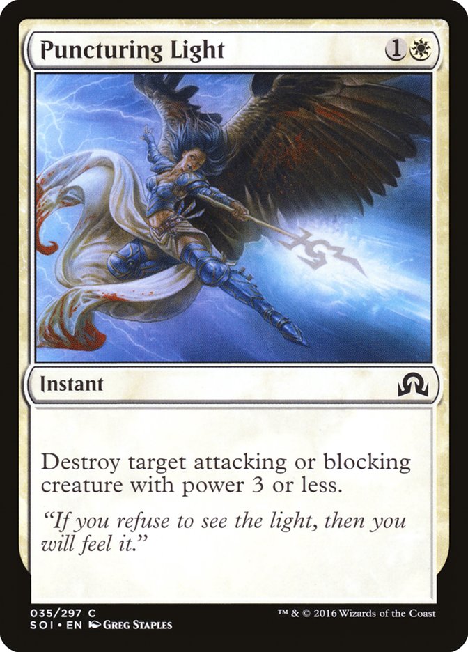 Puncturing Light [Shadows over Innistrad] | Gate City Games LLC