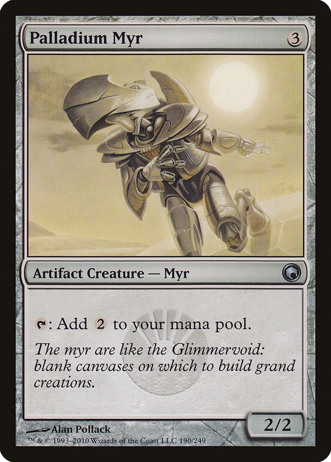 Palladium Myr [Scars of Mirrodin] | Gate City Games LLC