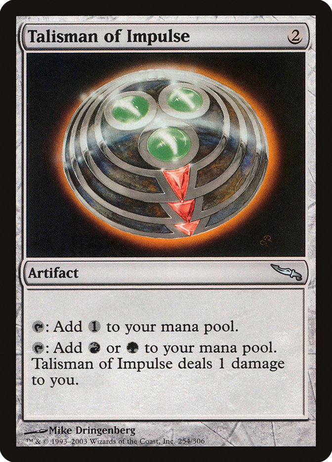 Talisman of Impulse [Mirrodin] | Gate City Games LLC