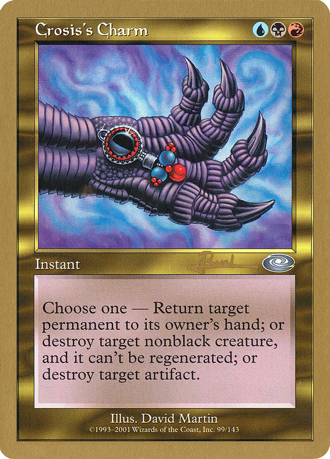 Crosis's Charm (Antoine Ruel) [World Championship Decks 2001] | Gate City Games LLC