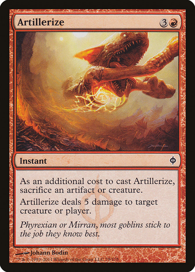 Artillerize [New Phyrexia] | Gate City Games LLC