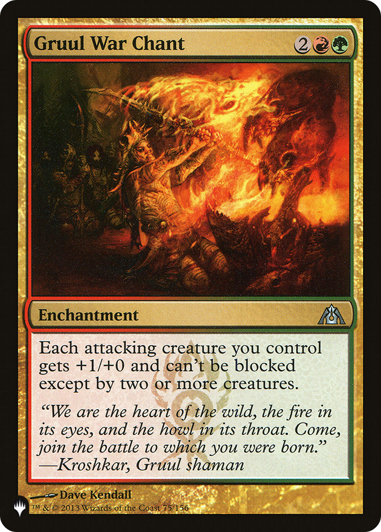 Gruul War Chant [The List] | Gate City Games LLC