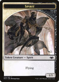 Spirit // Golem Double-Sided Token [Modern Horizons Tokens] | Gate City Games LLC