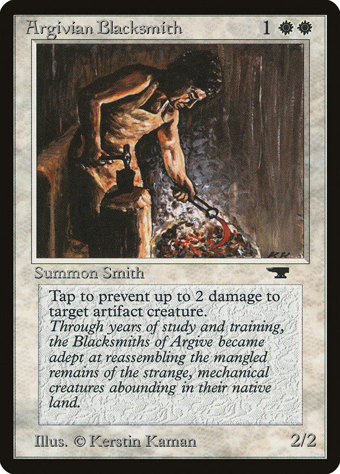 Argivian Blacksmith [Antiquities] | Gate City Games LLC