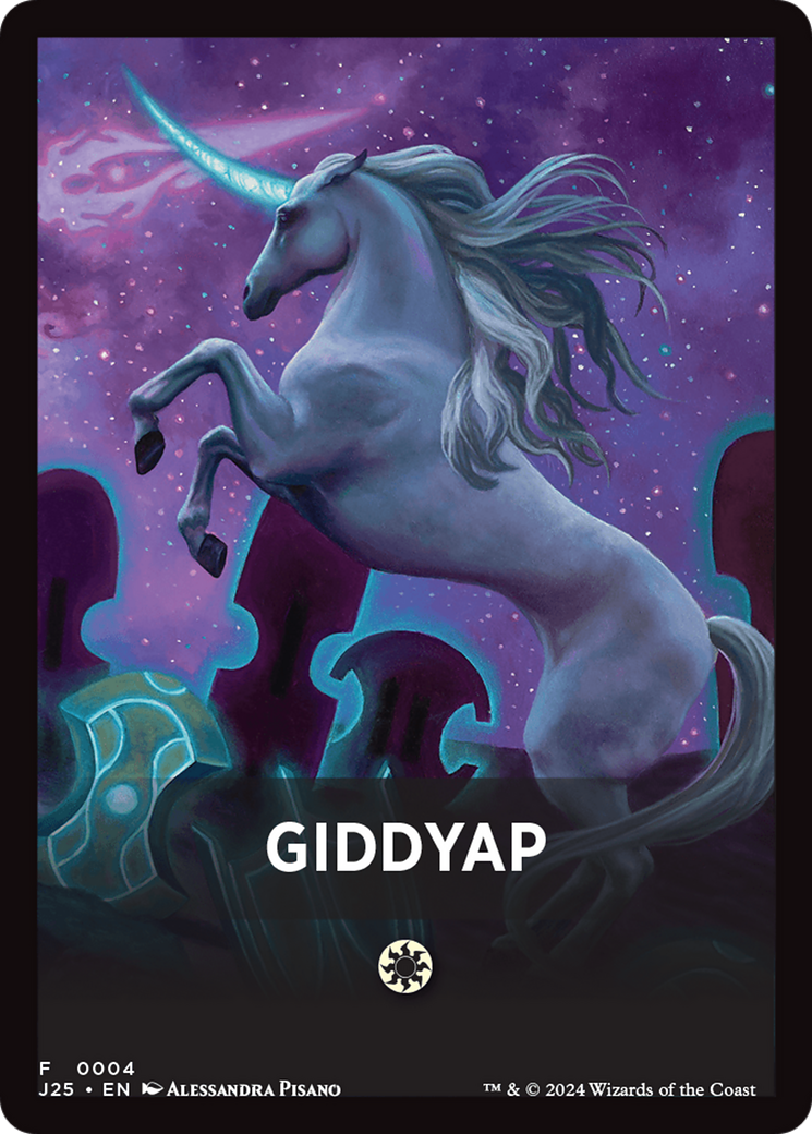 Giddyap Theme Card [Foundations Jumpstart Front Cards] | Gate City Games LLC