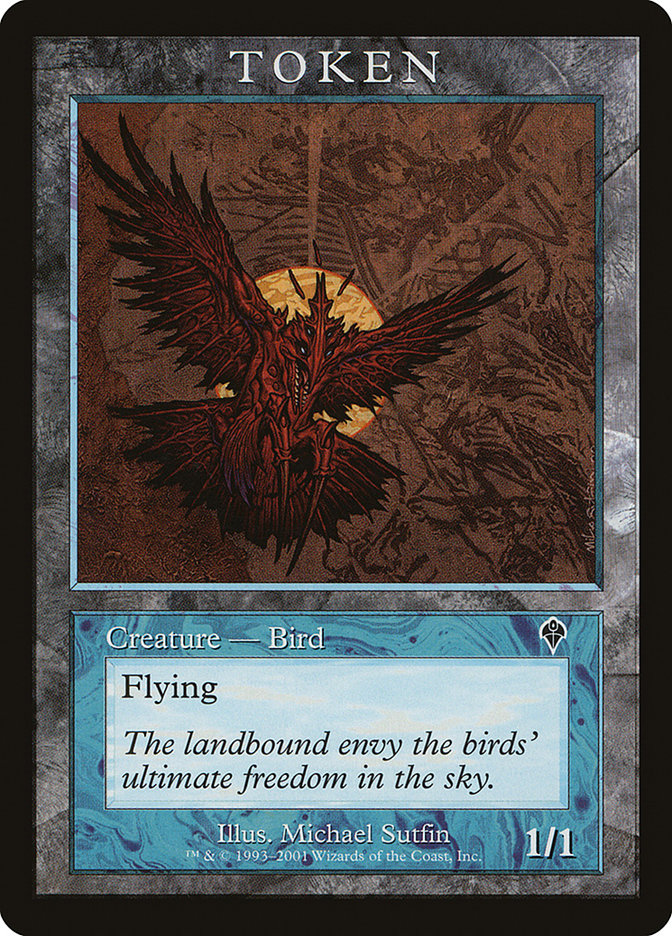 Bird Token [Magic Player Rewards 2001] | Gate City Games LLC