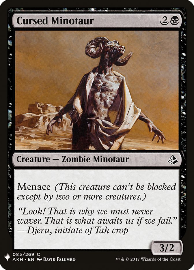 Cursed Minotaur [Mystery Booster] | Gate City Games LLC