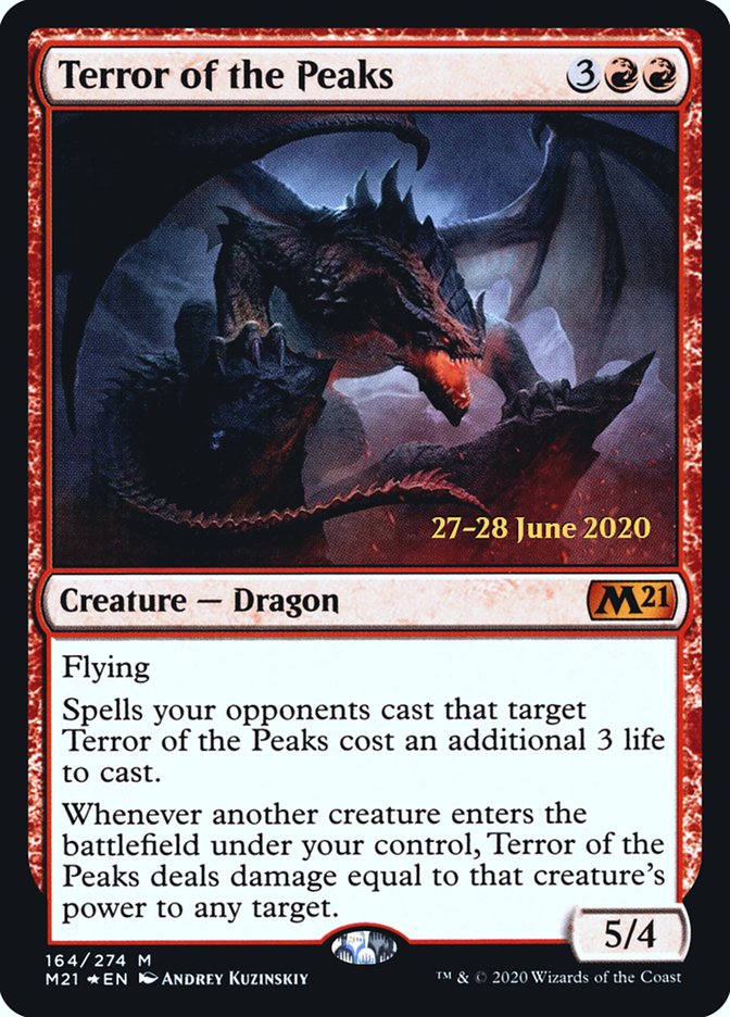 Terror of the Peaks [Core Set 2021 Prerelease Promos] | Gate City Games LLC